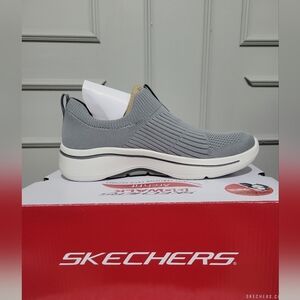 Skechers Gray Slip-On Sneakers